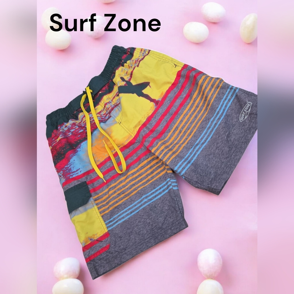 *0429 Surf Zone Board Shorts Men Size Large
